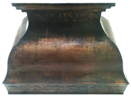 Baton Rouge Designer Hammered Copper Hood for Inspired Remodels