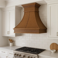 Distressed Hammered Copper Range Hood - Design Guide