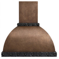 Forged Iron Dome Bell Copper Hood Lifestyle Images