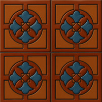 Mexican Relief Tile – Blue Clover Design Handcrafted