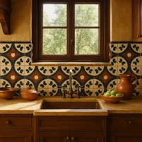 Mexican Tile Backsplash