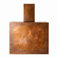New York Style Box Copper Range Hood Lifestyle Images