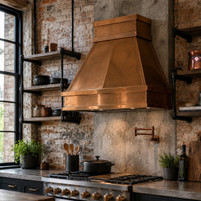 Polished Copper Range Hood Video | Rustica House