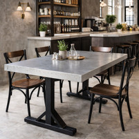 Hand Hammered Zinc Table-Top