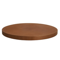 Handcrafted Round Copper Dining Table-Top – Artisanal Patina & Texture