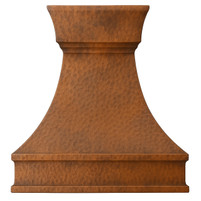 Rustic Hammered Copper Range Hood – Artisan Texture for Classic and Transitional Kitchens