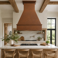48-Inch Copper Range Hood – Artisan Hand-Hammered Focal Point