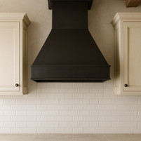 Hammered and Smooth Metal Range Hoods