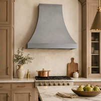 Smooth Natural Zinc Bell Range Hood Guide
