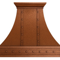 Solid Copper Range Hood | Seamless Artisan Vent Hood
