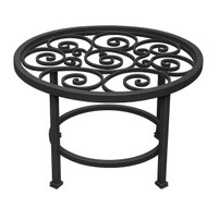 Spanish Colonial Iron Table Base – Hand-Forged Wrought Iron Furniture