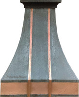 ​Hand-hammered Zinc Vent Hoods
