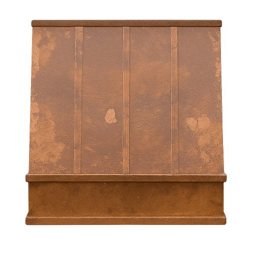 Artisan under-cabinet copper range hood front view