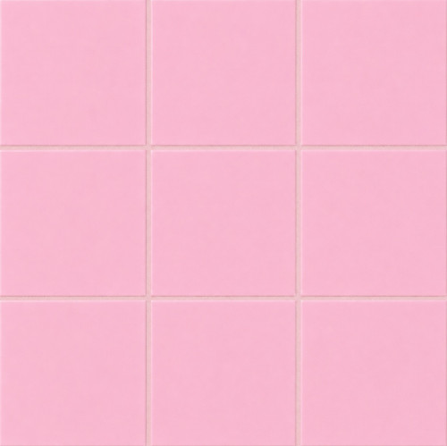 Mexican talavera tiles in light pink for elegant interior spaces arranged as a 3x3 handcrafted tile set