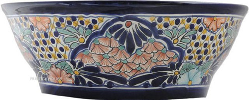 talavera bath vessel sink hand painted