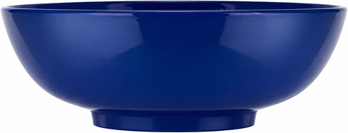 Talavera vessel sink round cobalt minimalist design