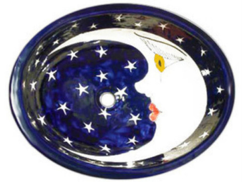 Hand made mexican bathroom sink.