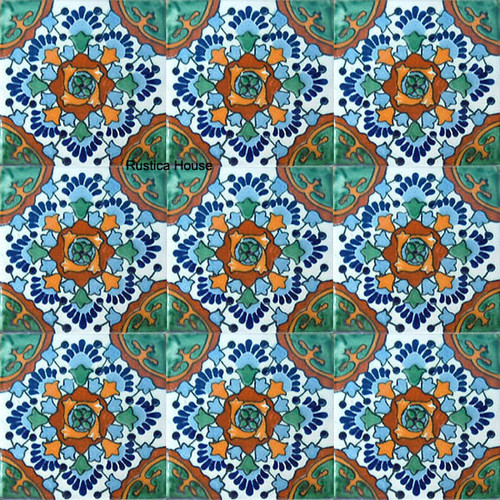 Mexican tiles handcrafted
