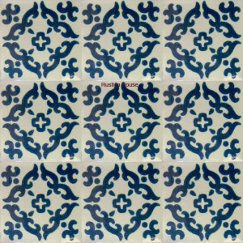 Mediterranean Mexican tiles blue