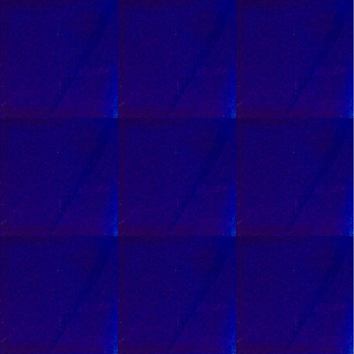 Nine Mexican solid cobalt Talavera tiles with rich blue glaze and handcrafted ceramic finish for walls and backsplashes