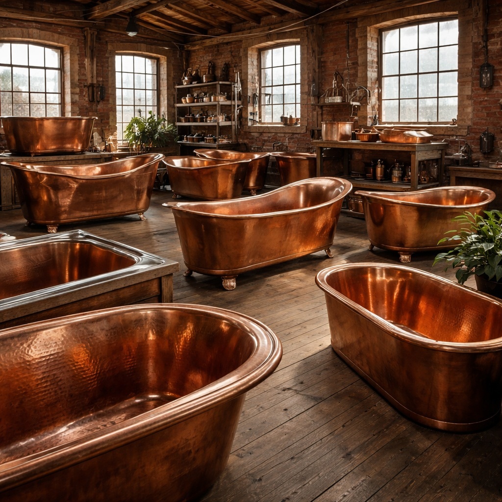 Copper bathtubs clearance sale