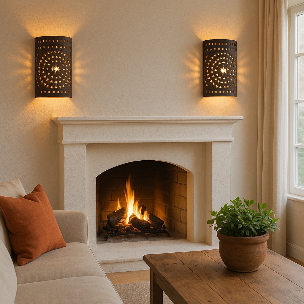 Handcrafted decorative accent lamps from Mexico