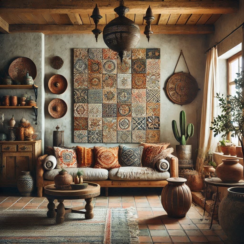 Mexican tile mixed patterns