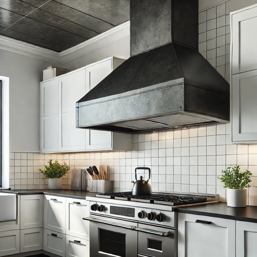 Box-Shaped Kitchen Range Hoods - Rustica House