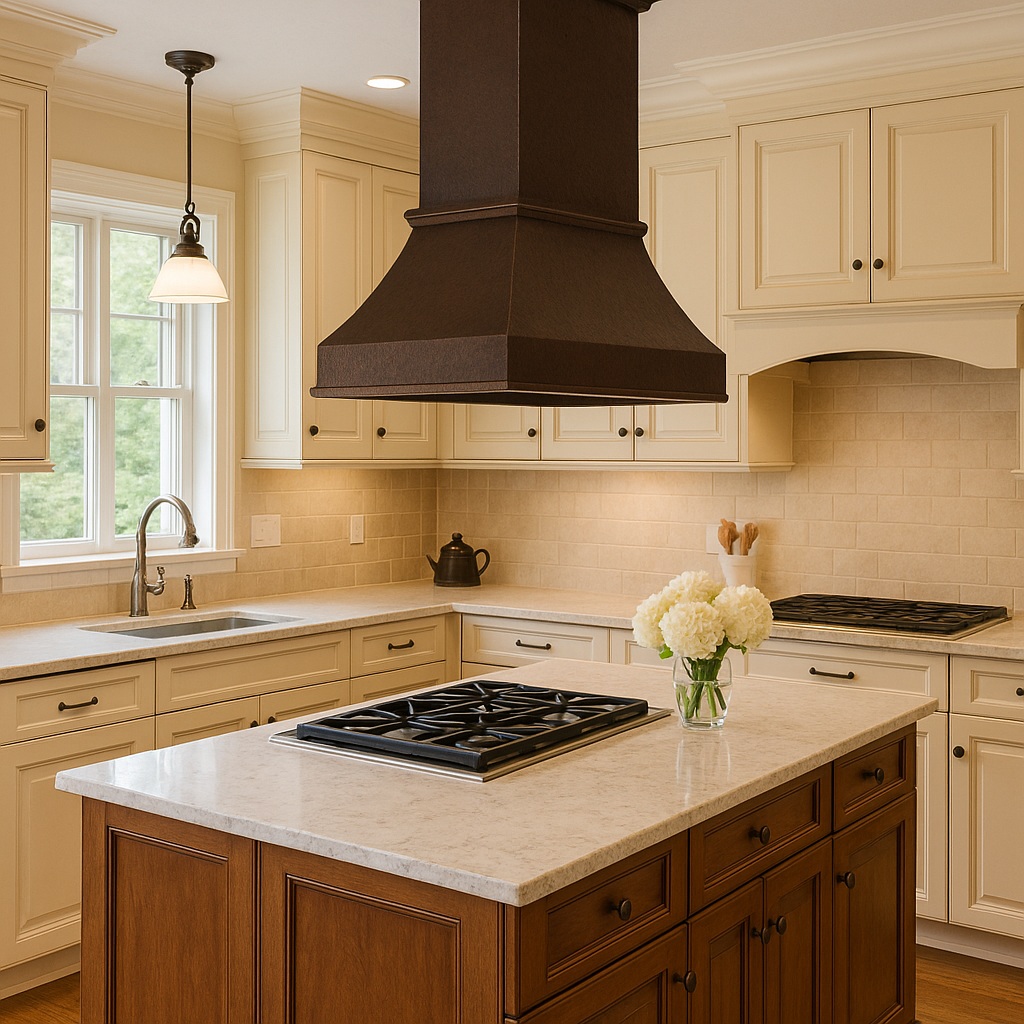Range Hoods for high ceiling Kitchens - Rustica House