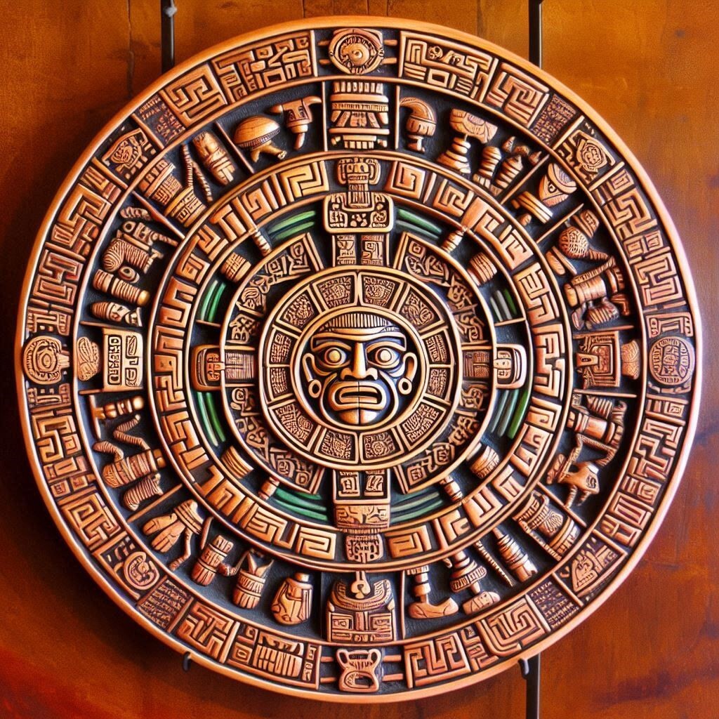 Handcrafted decorative wall plaques with rustic and traditional Mexican designs for unique home décor.