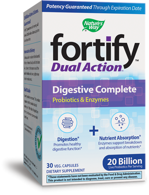 Nature's Way Fortify Optima Digestive Complete 20 Billion - 30 Caps