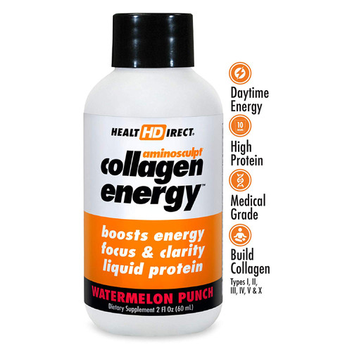 HealtHDirect Collagen Energy - Watermelon Punch 2 oz