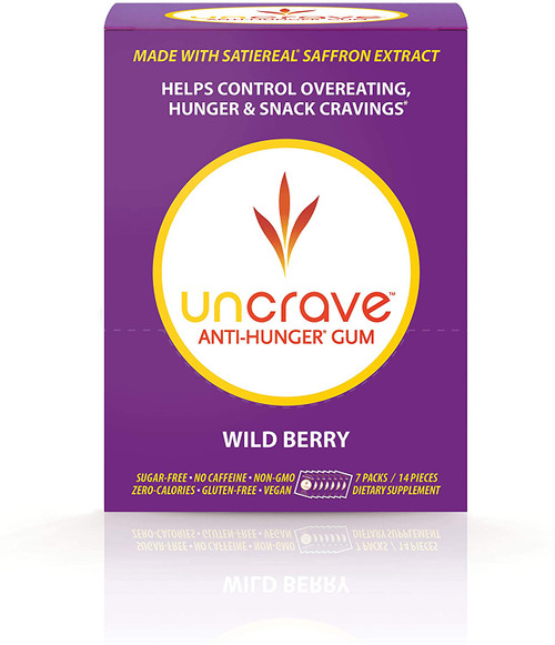 UnCrave Anti-Hunger Gum - Wild Berry