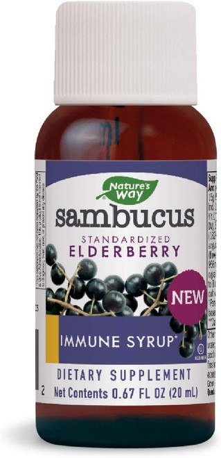 Nature's Way Sambucus Elderberry Immune Syrup 0.67 oz