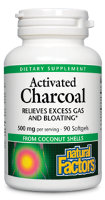 Natural Factors Activated Charcoal 90 sg