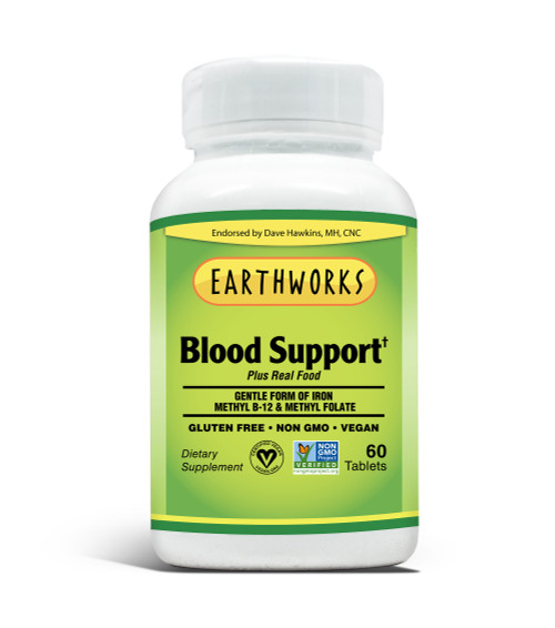 Blood Support 60 tabs by Dave Hawkins' EarthWorks