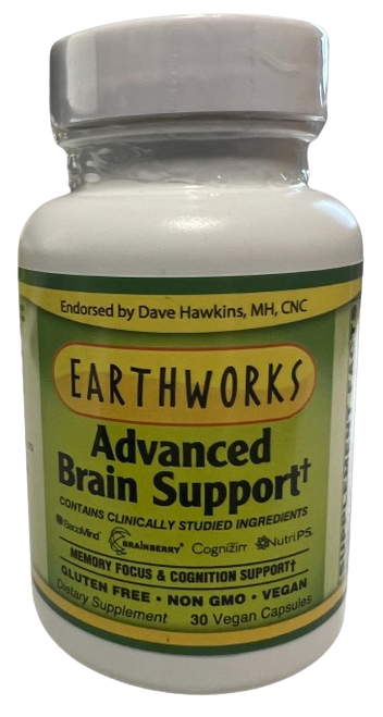 Advanced Brain Support 30 V-Cap by Dave Hawkins' EarthWorks