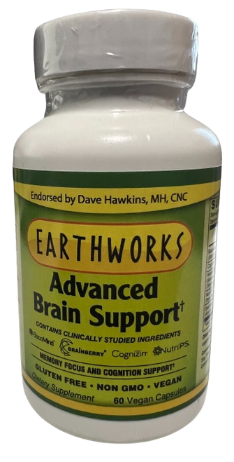 Advanced Brain Support 60 V-Cap by Dave Hawkins' EarthWorks