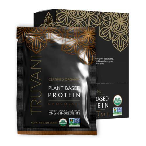 Truvani Plant Based Protein Powder Chocolate 1.15 oz