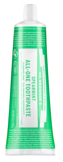 Dr. Bronner's All-One Toothpaste - Spearmint 5 fl oz