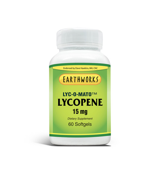 Lycopene 15 mg 60 SoftGel by Dave Hawkins' EarthWorks