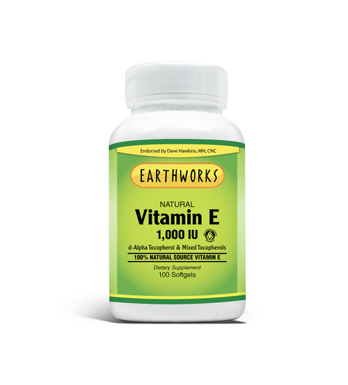 Vitamin E 1000 100 cap by Dave Hawkins' EarthWorks