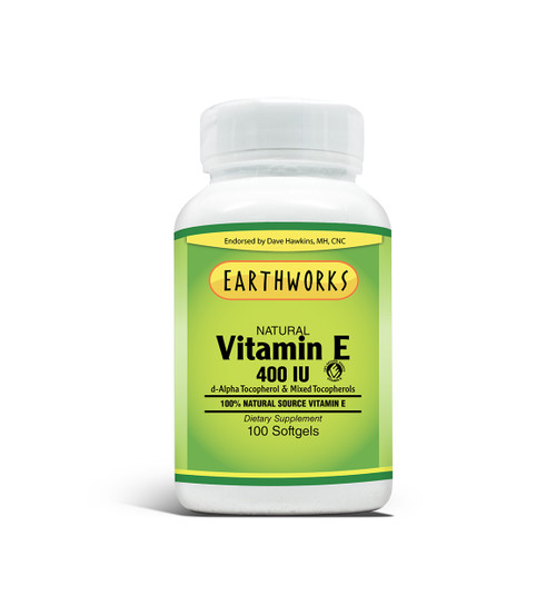 Vitamin E 400 iu 100 cap by Dave Hawkins' EarthWorks