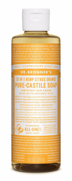 Dr. Bronner's Pure-Castile Liquid Soap - Citrus 8 fl oz