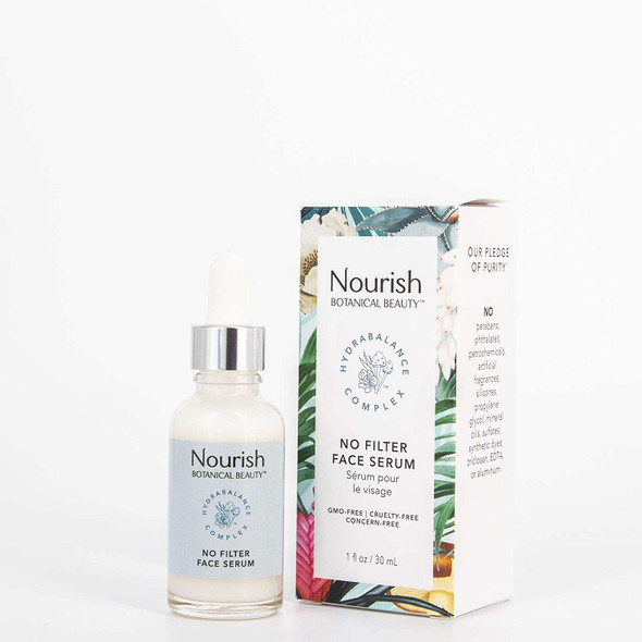 Nourish Botanical Beauty No Filter Face Serum 1 oz