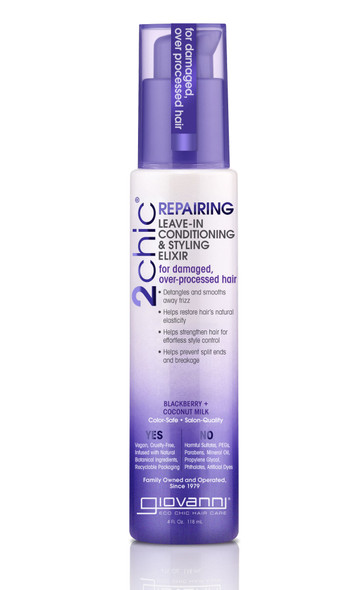 Giovanni 2chic Repairing Leave-In Conditioning & Styling Elixir 4 oz