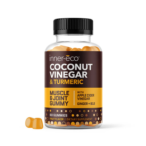 inner-eco Coconut Vinegar & Turmeric 60 gummies