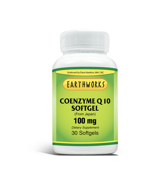 CoEnzyme Q 10 100 mg 30 SoftGel by Dave Hawkins' EarthWorks