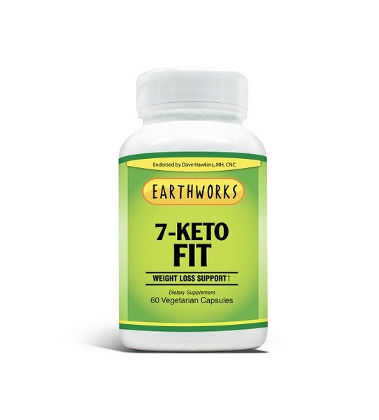 Dave Hawkins' EarthWorks EW Clean Fit 7-Keto FIT Vcaps 60