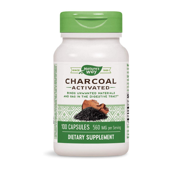 Nature's Way Activated Charcoal 100 Caps